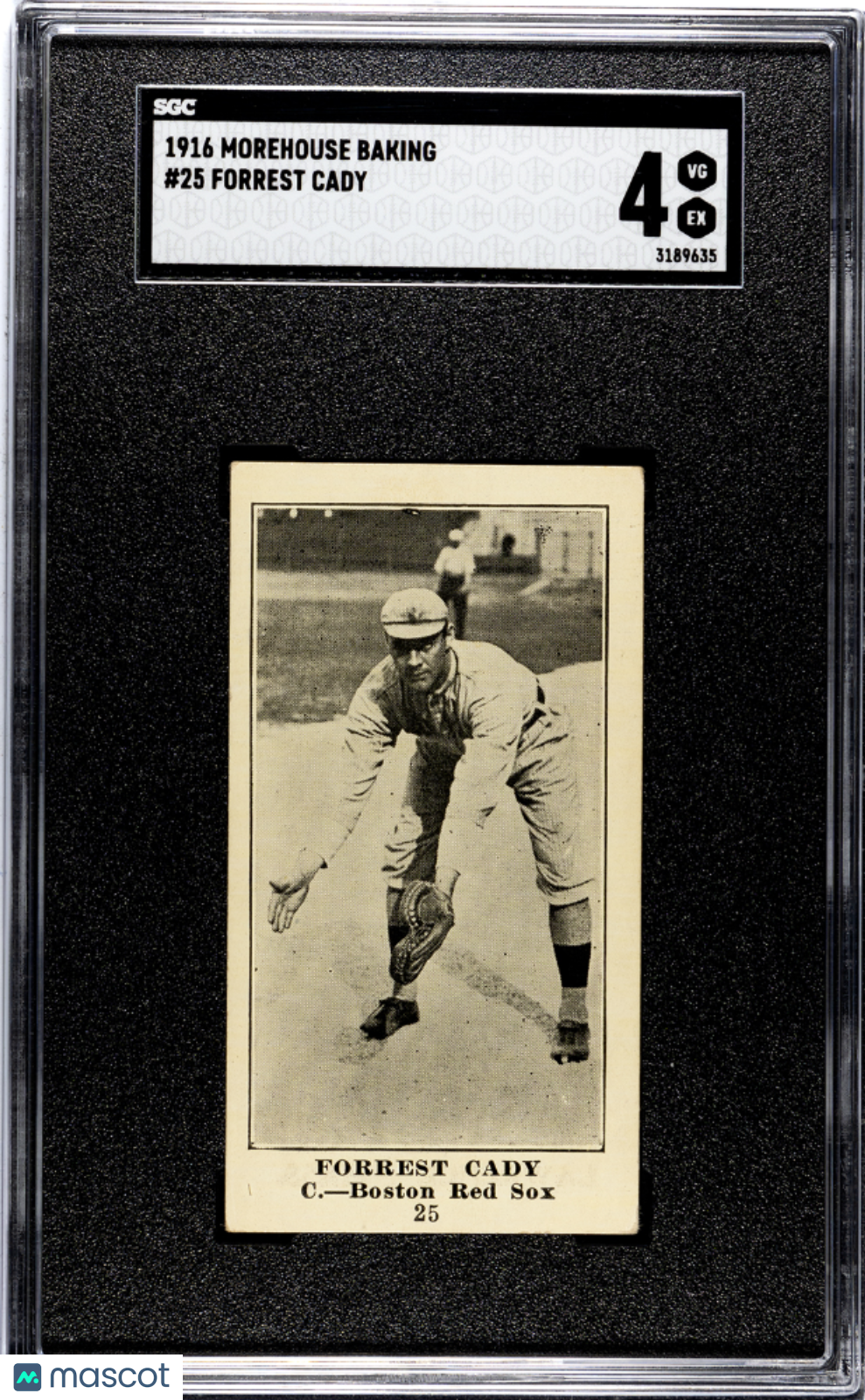 1916 Morehouse Baking Forrest Cady #25 SGC 4