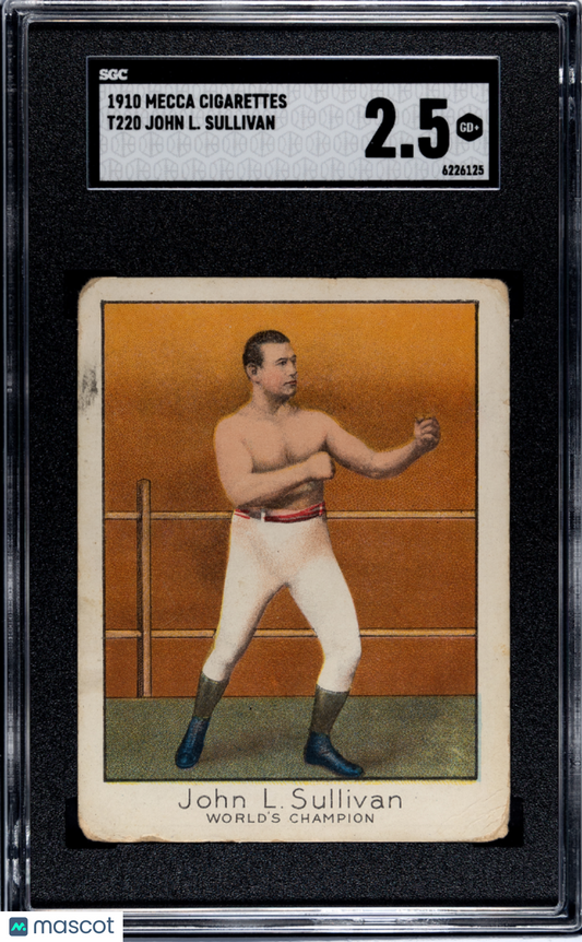 1910 Mecca Cigarettes (T220) John L. Sullivan SGC 2.5
