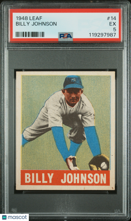 1948 Leaf Billy Johnson #14 PSA 5