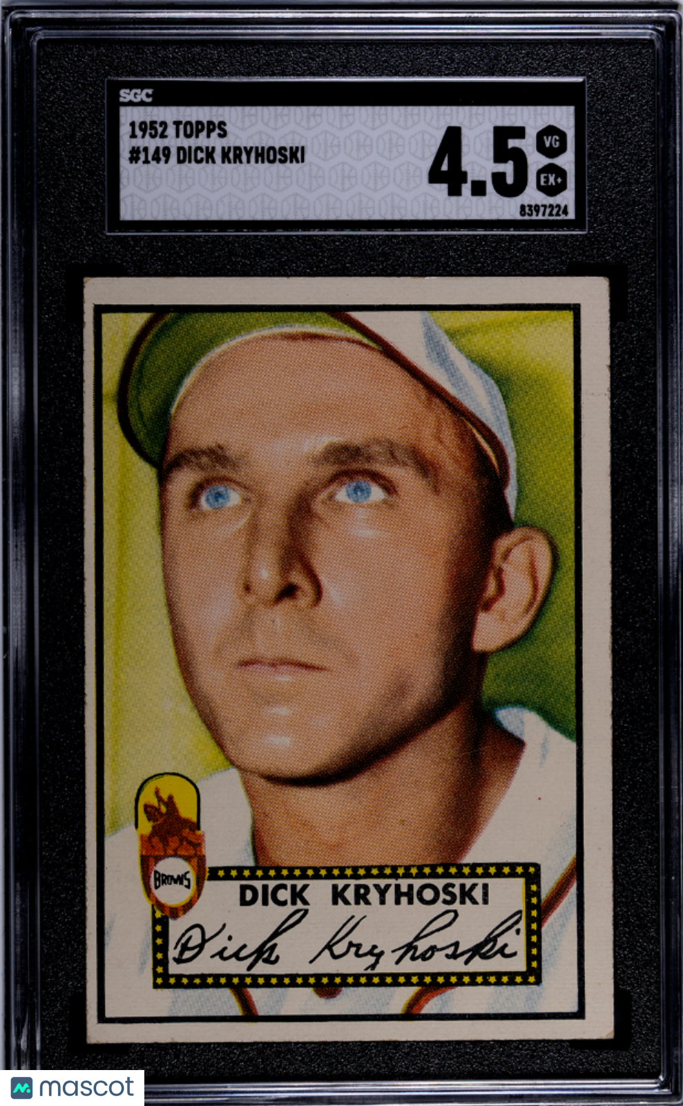 1952 Topps Dick Kryhoski #149 SGC 4.5