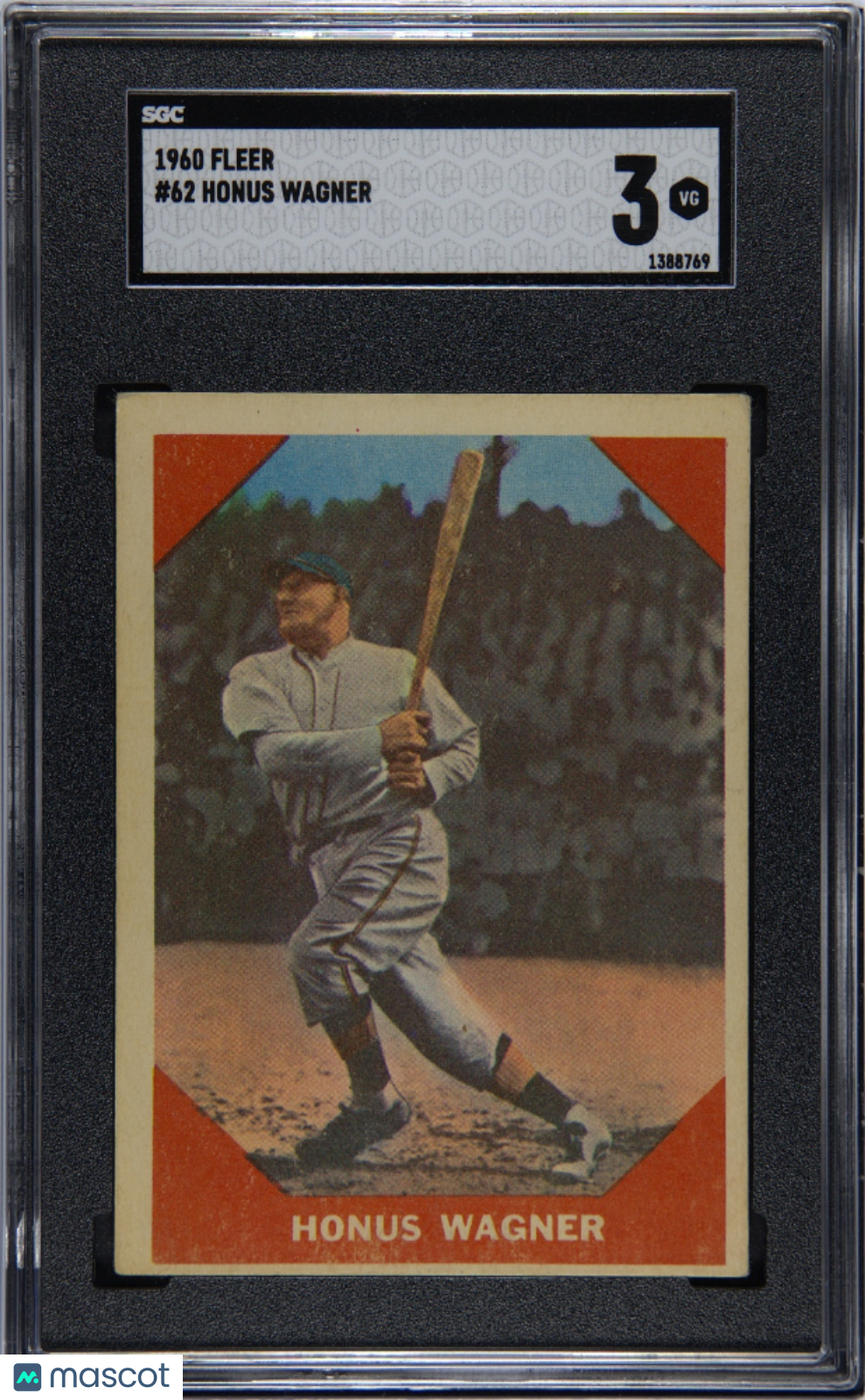 1960 Fleer Honus Wagner #62 SGC 3