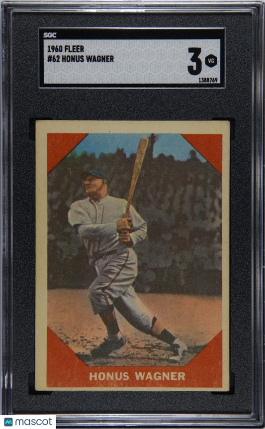 1960 Fleer Honus Wagner #62 SGC 3
