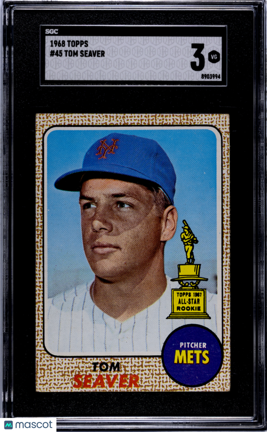 1968 Topps Tom Seaver #45 SGC 3
