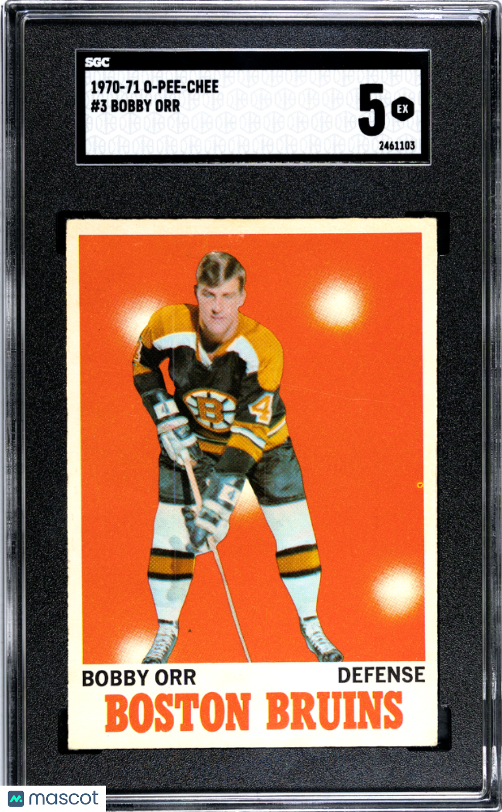 1970 O-Pee-Chee Bobby Orr #3 SGC 5