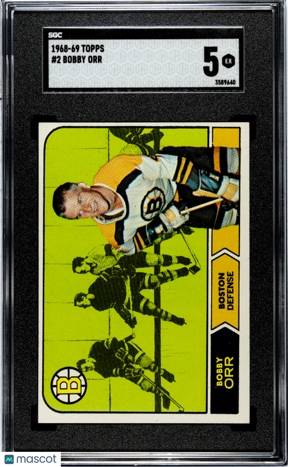 1968 Topps Bobby Orr #2 SGC 5