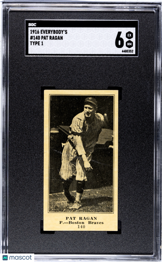 1916 Everybody's Pat Ragan #140 Type SGC 6