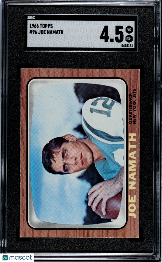 1966 Topps Joe Namath #96 SGC 4.5