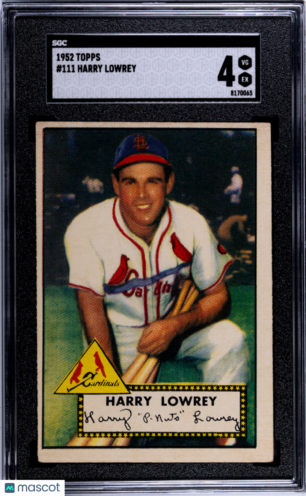 1952 Topps Harry Lowrey #111 SGC 4