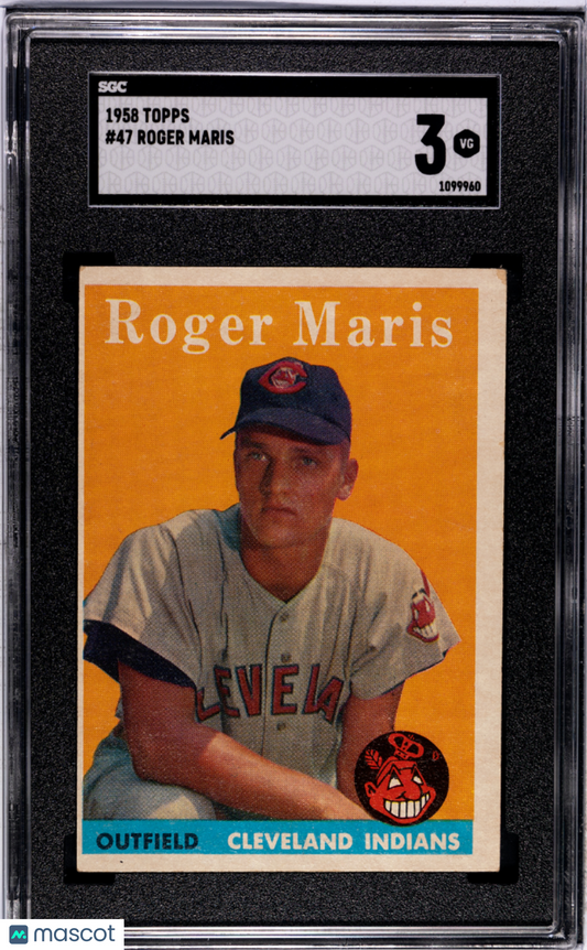 1958 Topps Roger Maris #47 SGC 3