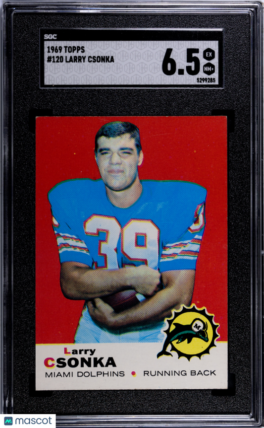1969 Topps Larry Csonka #120 SGC 6.5