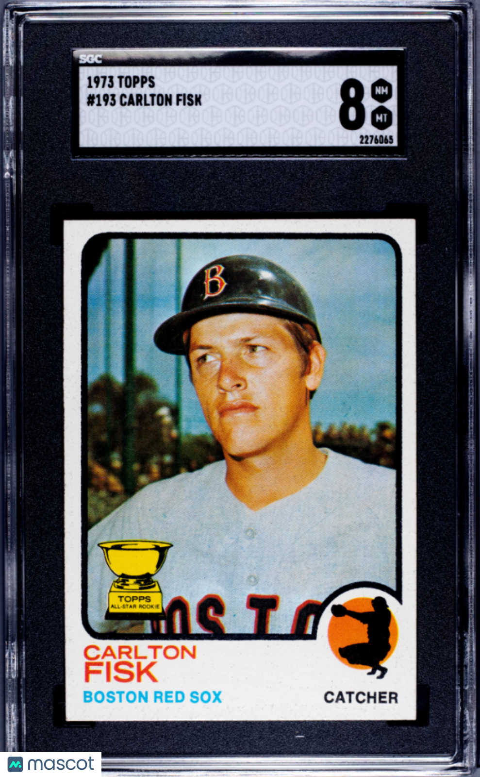 1973 Topps Carlton Fisk #193 SGC 8