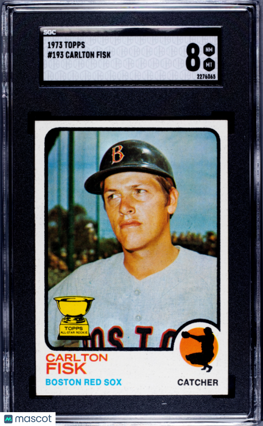 1973 Topps Carlton Fisk #193 SGC 8