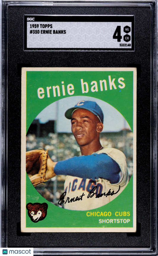 1959 Topps Ernie Banks #350 SGC 4