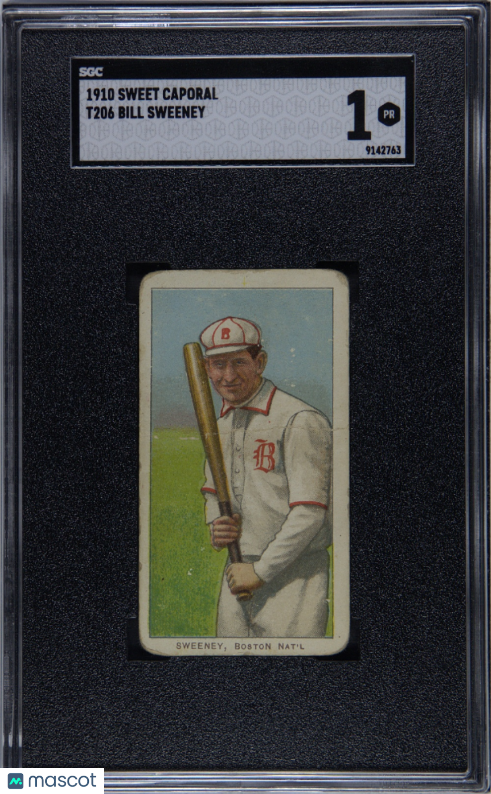 1910 Sweet Caporal (T206) Bill Sweeney SGC 1