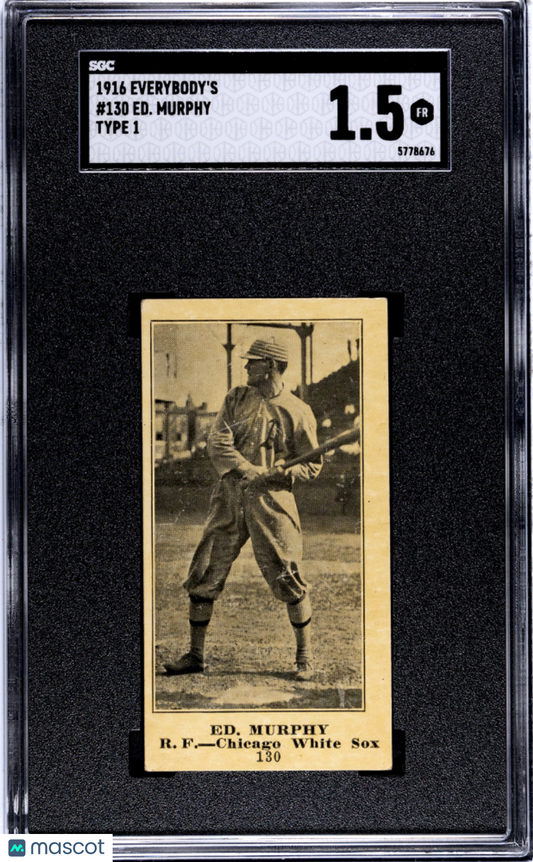 1916 Everybody's Ed. Murphy #130 Type SGC 1.5