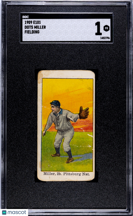 1909 E101 Dots Miller Fielding SGC 1