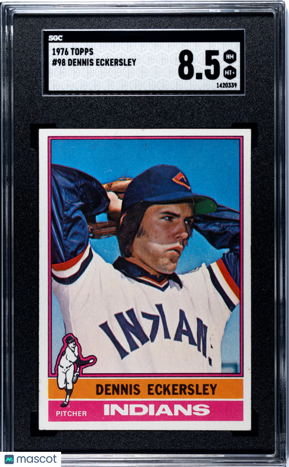 1976 Topps Dennis Eckersley #98 SGC 8.5