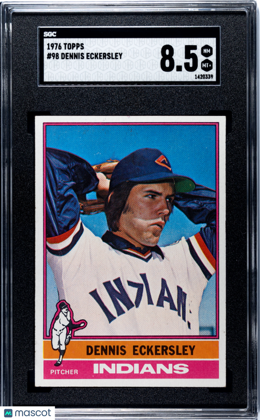 1976 Topps Dennis Eckersley #98 SGC 8.5