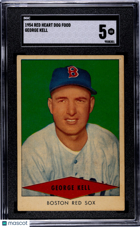 1954 Red Heart Dog Food George Kell SGC 5