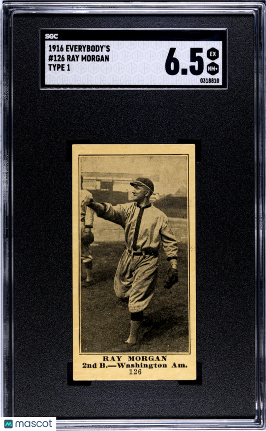 1916 Everybody's Ray Morgan #126 Type SGC 6.5