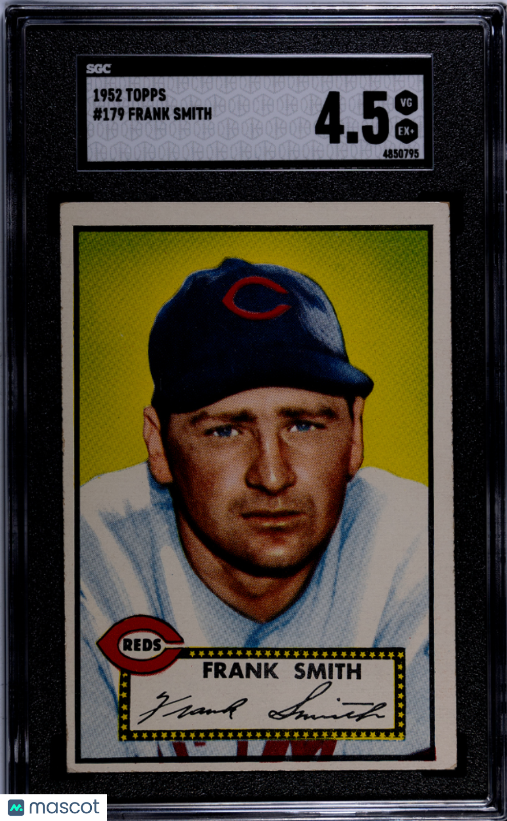 1952 Topps Frank Smith #179 SGC 4.5