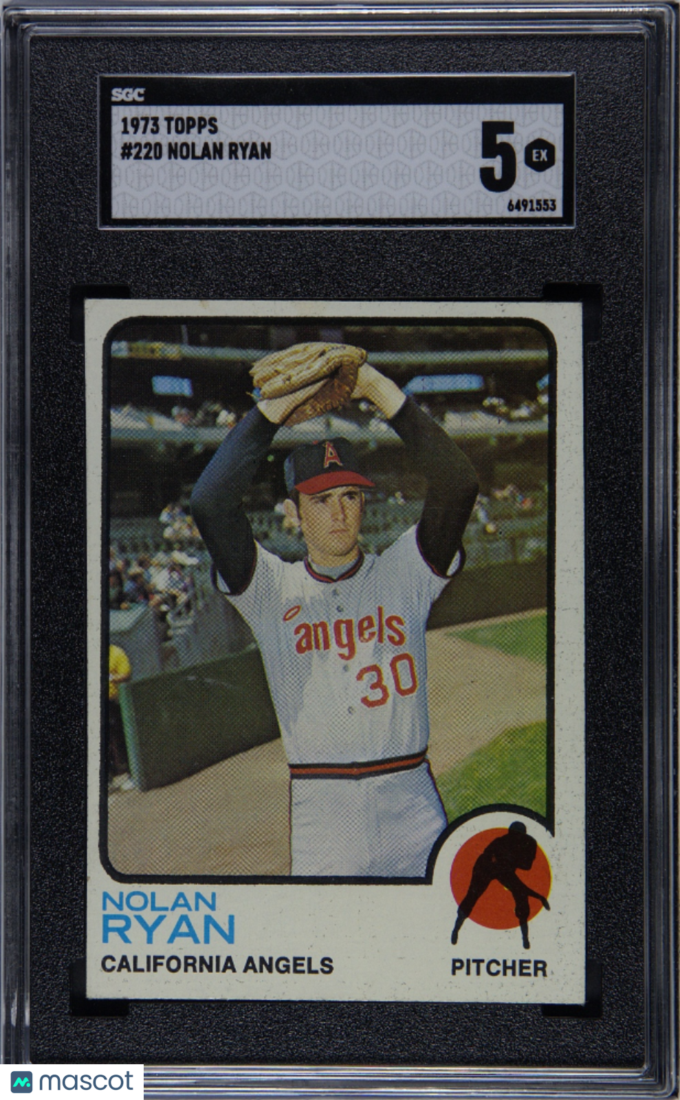 1973 Topps Nolan Ryan #220 SGC 5
