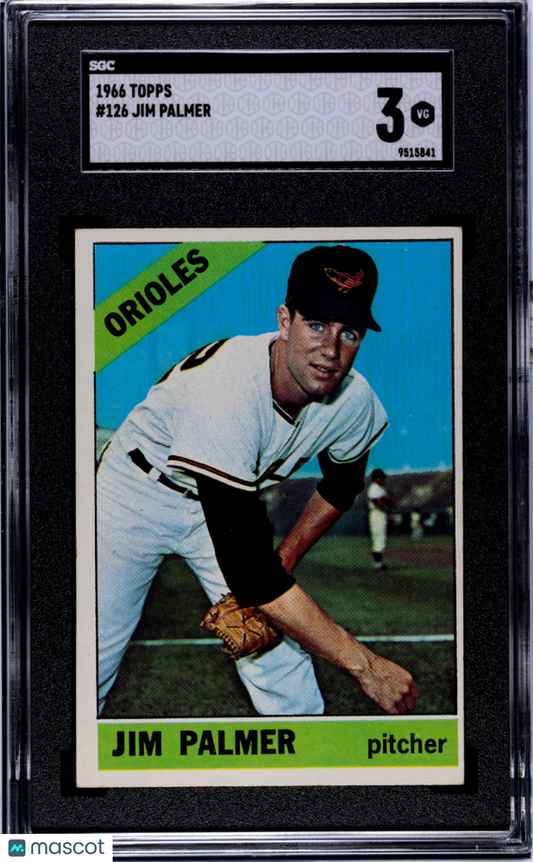 1966 Topps Jim Palmer #126 SGC 3