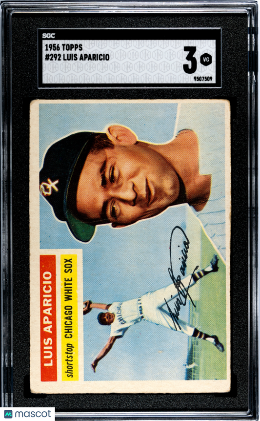 1956 Topps Luis Aparicio #292 SGC 3
