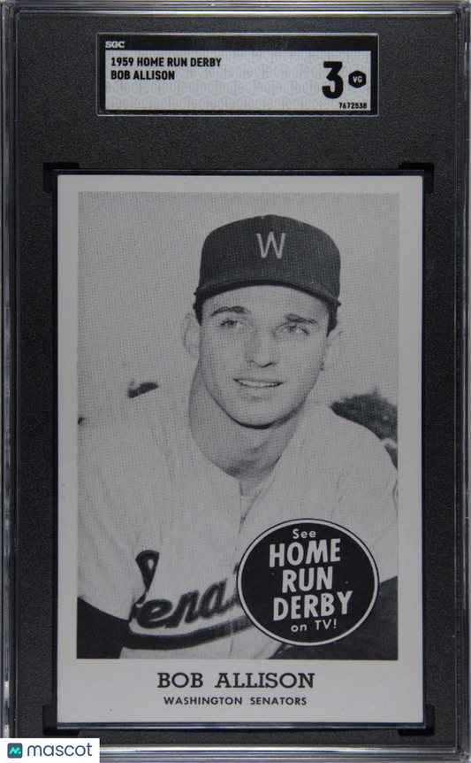 1959 Home Run Derby Bob Allison SGC 3