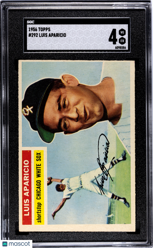 1956 Topps Luis Aparicio #292 SGC 4